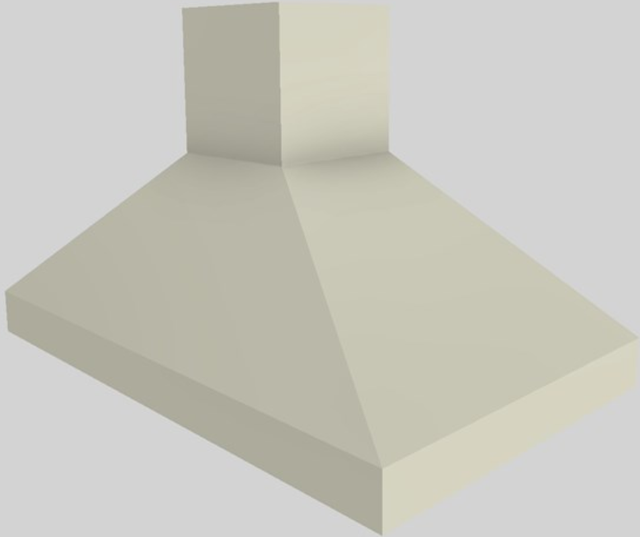 Vent-A-Hood® 48" Biscuit Euro-Style Island Range Hood-3
