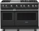 Viking® 5 Series 48" Antique Bronze Pro Style Gas (LP) Range with Polished Chrome Trim-0