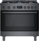Bosch® 800 Series 36" Black Stainless Steel Pro Style Dual Fuel Range-0
