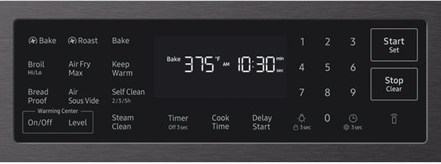 Samsung Bespoke 30" Matte Black Steel Smart Slide-In Electric Range with True Convection-4