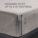 Tempur-Pedic® TEMPUR-ProPerformance™ 4-Piece Graphite Moisture-Wicking King Sheet Set-3