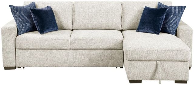 Homelegance® Isla 2-Piece Beige L-Shape Sectional and Reversible Storage Chaise-2