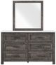 Mazin Furniture Beowulf Rustic Grey Mirror-2