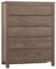 Vaughan-Bassett Tide & Timber Gray Oak 5-Drawer Chest-0