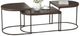 Signature Design by Ashley® Vanmore 3-Piece Dark Brown Occasional Table Set with Bronze Base-0