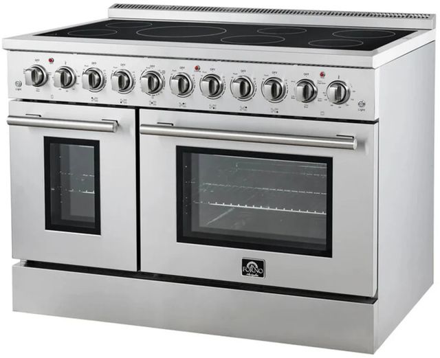 FORNO® Paolo 48" Stainless Steel Pro Style Electric Range -3