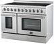 FORNO® Paolo 48" Stainless Steel Pro Style Electric Range -3