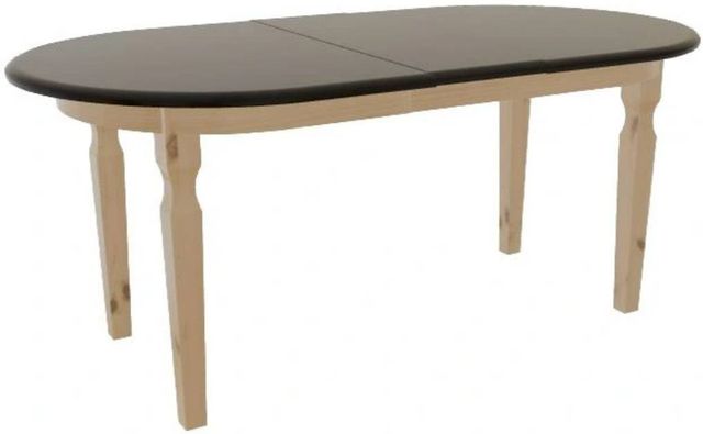 Mavin Customizable 60" Oval Extendable Dining Table with 12" Leaf-0