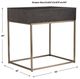 Uttermost® Armistead Dark Walnut Side Table-2
