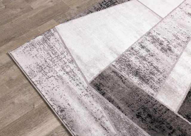 Kalora Interiors Chorus Grey Black Geometric 7'10'' x 10'6'' Rug-3