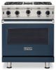 Viking® 5 Series 30" Slate Blue Pro Style Natural Gas Range-0