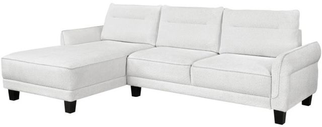 Coaster® Caspian 2-Piece White Left-Arm Facing Sectional-0