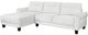 Coaster® Caspian 2-Piece White Left-Arm Facing Sectional-0