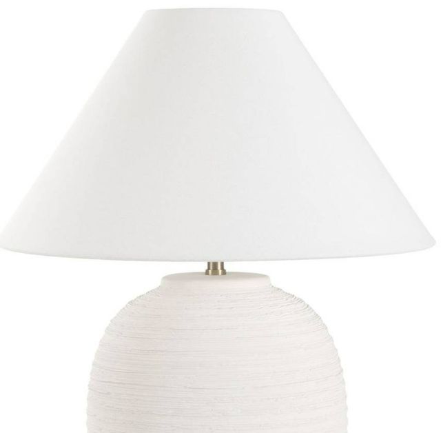 Uttermost® Rocio Matte White Table Lamp-3