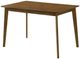Armen Living Gina 5-Piece Olive Green/Walnut Dining Set-2