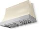 La Cornue Cornufé Marquee 44" Morning Dew Wall Mounted Range Hood with Satin Chrome Trim-0