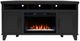 Legends Home Real Cozy Sonoma Seal Skin Black 64" Corner Fireplace Console-3