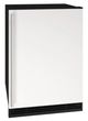 U-Line® White Solid 24" Reversible Hinge Compact Refrigerator-0