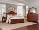 Vaughan-Bassett Bungalow Sienna Queen Arch Storage Bed-2