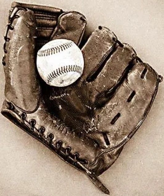 Classy Art Vintage Baseball by Jennifer Rigsby Wall Art-1