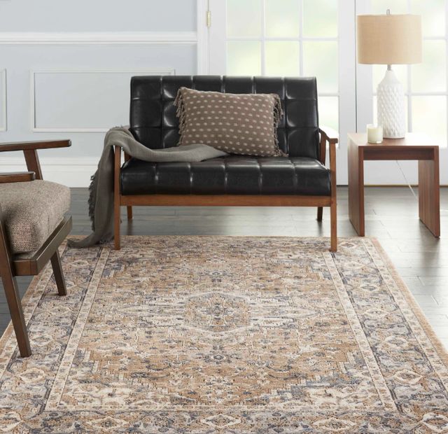 Nourison Home™ Quarry Beige Gray 5'x7' Style 1 Area Rug-1