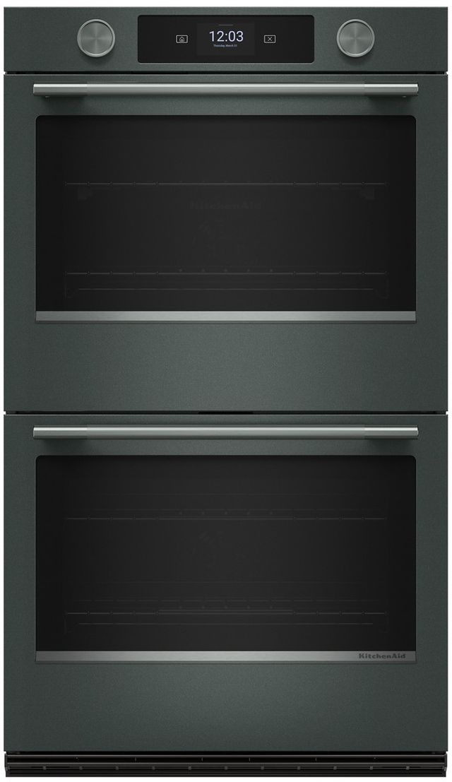 KitchenAid® 30" Juniper Smart Double Electric Wall Oven with Assisted Cook Cycles-0