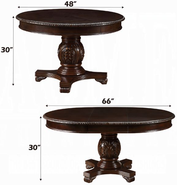 ACME Furniture Chateau De Ville Espresso Round Dining Table-2