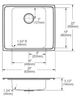 Elkay Lustertone® Classic Lustrous Satin Stainless Steel 25" x 22" x 5.5" 4-Hole Rectangular Single Bowl Drop-in Classroom ADA Sink-1