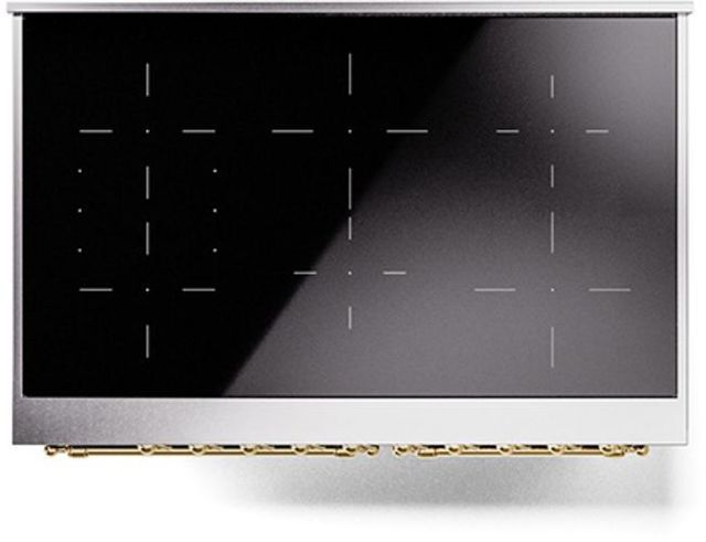 Ilve® Nostalgie II Series 40" Midnight Blue Pro Style Induction Range-2