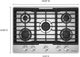 KitchenAid® 30" Stainless Steel Gas Cooktop-4