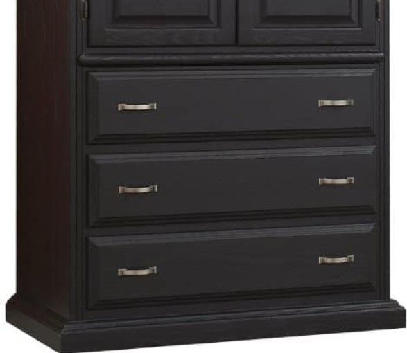 Wolfcraft Furniture McKinley Brown Master Armoire with Pull Tray-2