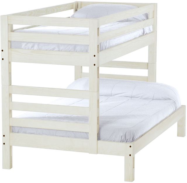 Crate Designs™ Furniture Cloud Twin XL/Full XL Tall Ladder End Cutaway Bunk Bed-0