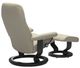 Stressless® by Ekornes® Customizable Consul Small Manual Recliner and Ottoman with Classic Base-3