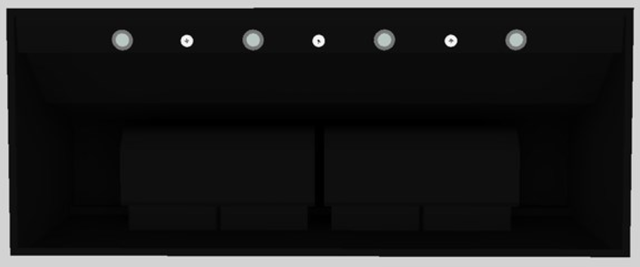 Vent-A-Hood® 60" Black Wall Mounted Range Hood-3