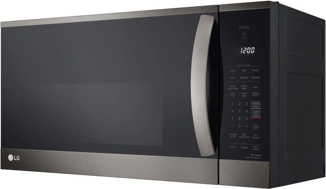 LG 1.8 Cu. Ft. PrintProof™ Black Stainless Steel Over The Range Microwave-3