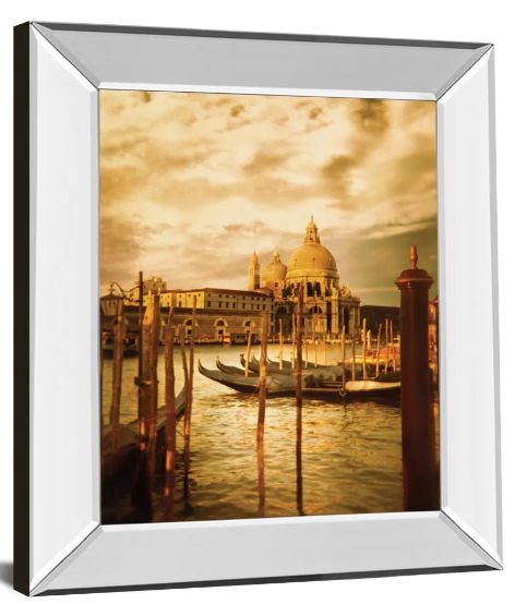 Classy Art Venezia Sunset Il by Thompson Mirror Framed Wall Art-1