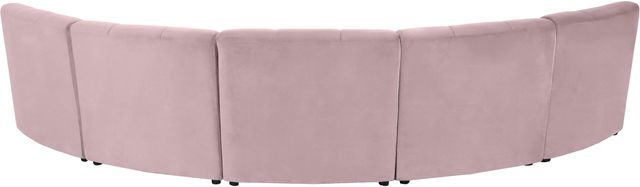 Meridian Furniture Limitless 5-Piece Pink Velvet Modular Sectional-3