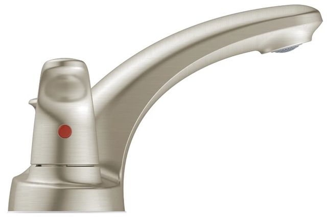 American Standard Colony® PRO Brushed Nickel 4" Centerset 2-Handle Bathroom Faucet with 50/50 Drain-4