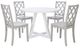 Powell® Maui 5-Piece Gray/White Dining Table Set-0