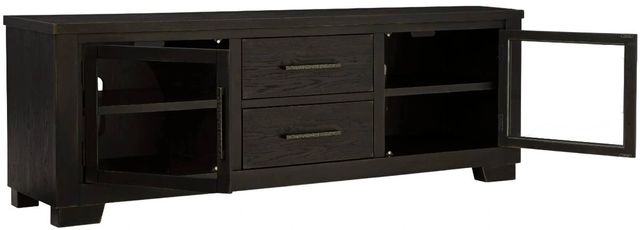 Signature Design by Ashley® Galliden Black 80" TV Stand-2