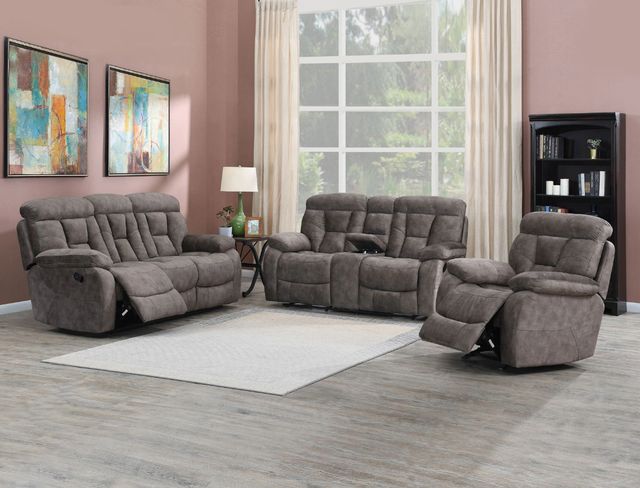 Steve Silver Co. Bogata Taupe Manual Glider Recliner-1