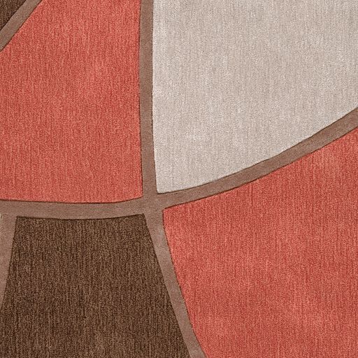 Surya Cosmopolitan Rust 5'x8' Area Rug-4