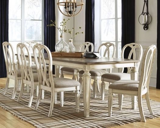 Signature Design by Ashley® Realyn 9-Piece Brown Dining Set-3