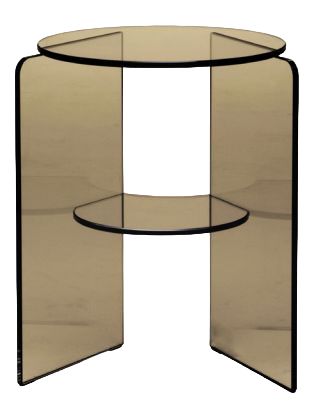 Natuzzi Editions Pepe Bronze Round Accent Table-0