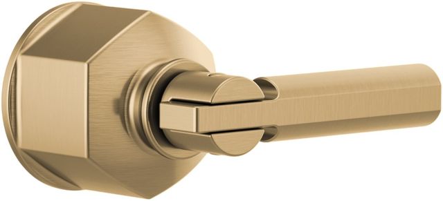 Brizo Invari® Brilliance® Luxe Gold® Single-Handle Floor Mount Tub Filler Lever Handle Kit-0
