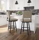 Amisco Customizable Mathilde Swivel Bar Stool-1
