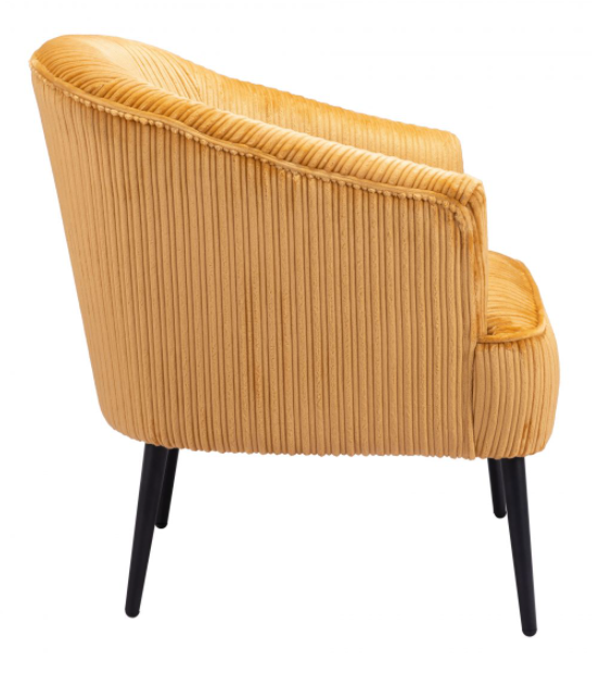 Zuo® Modern Ranier Yellow Accent Chair-2