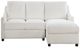 Homelegance® Zayden 2-Piece Ivory Sectional-2