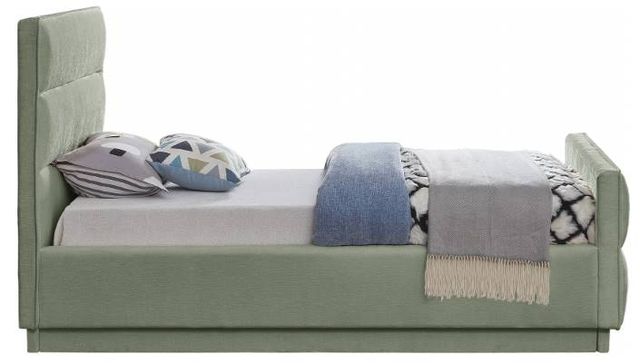 Meridian Furniture Paxton Mint Twin Upholstered Panel Bed-3