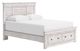 Signature Design by Ashley® Makidern Whitewash 68" Queen Panel Storage Bed-0
